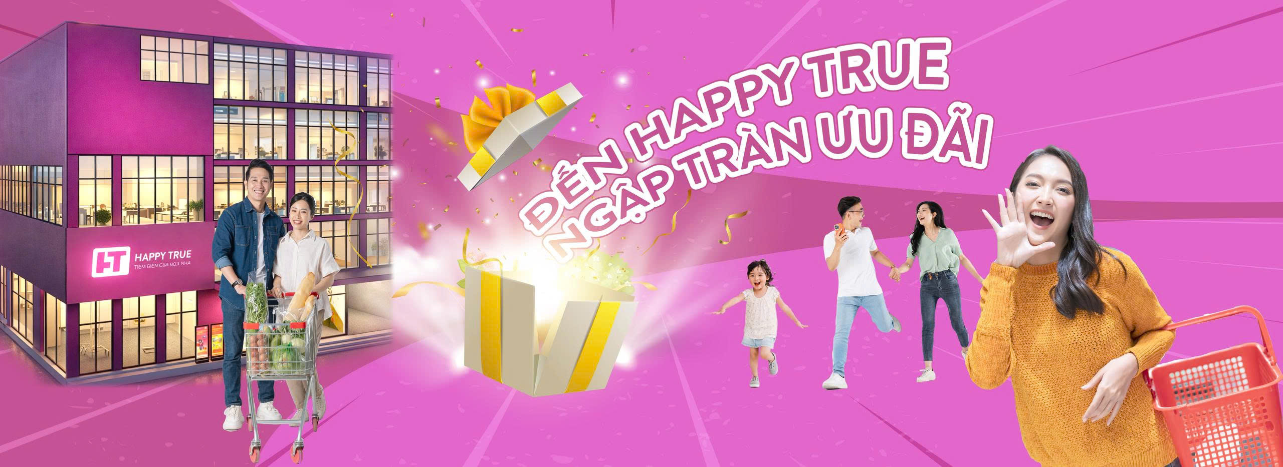 Siêu thị Happy True Mart mừng khai trương