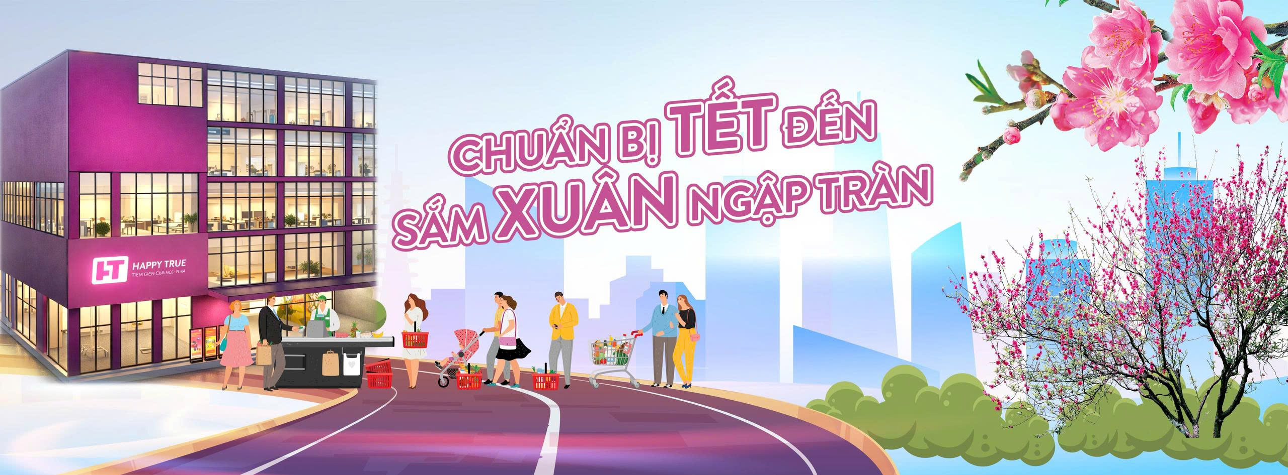 Chuẩn bị Tết đến, sắm Xuân ngập tràn