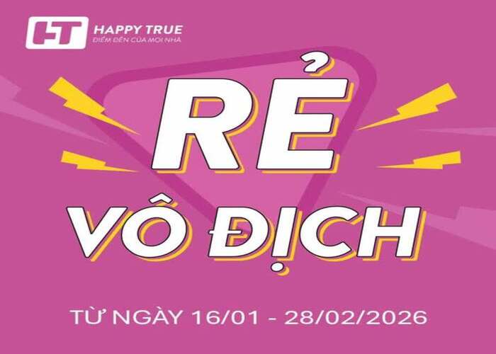 Giá rẻ vô địch trong tuần lễ mừng khai trương Happy true Mart