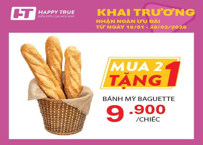 Khai trương siêu thị Happy True với nhiều ưu đãi