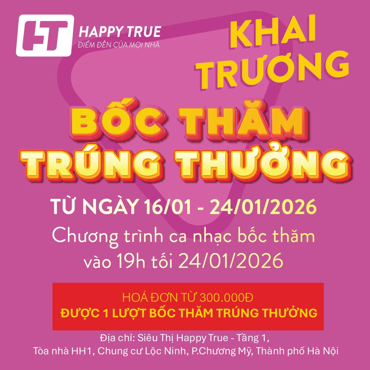 Bốc thăm trúng thưởng nhận ngay quà lớn